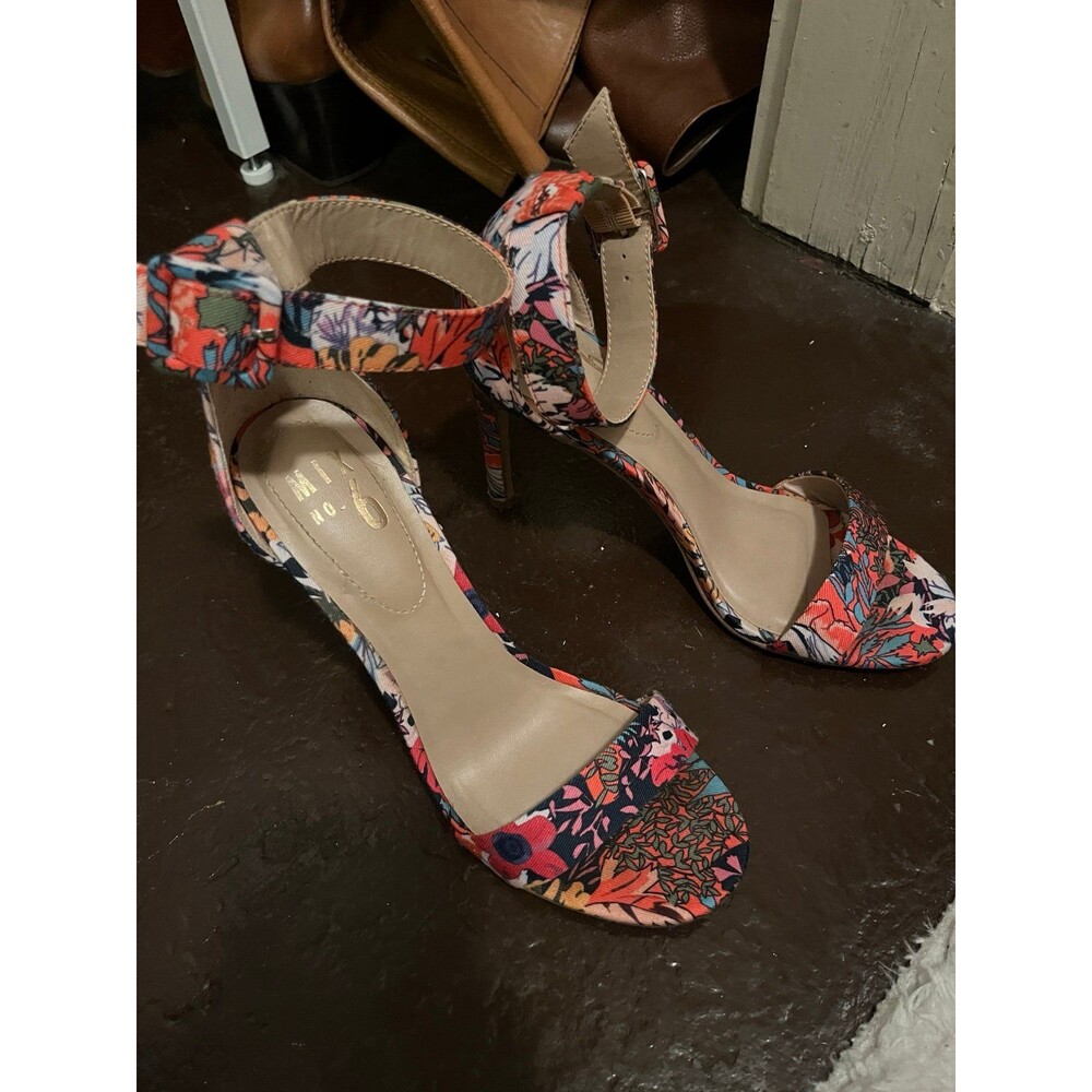 Nordstrom Floral Fabric Heel